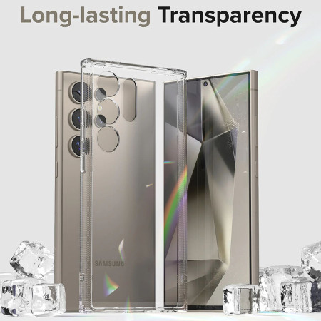 Husa pentru Samsung Galaxy S24 Ultra Ringke Fusion, Clear