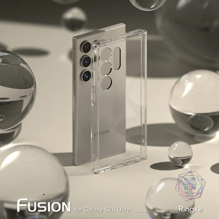 Husa pentru Samsung Galaxy S24 Ultra Ringke Fusion, Clear