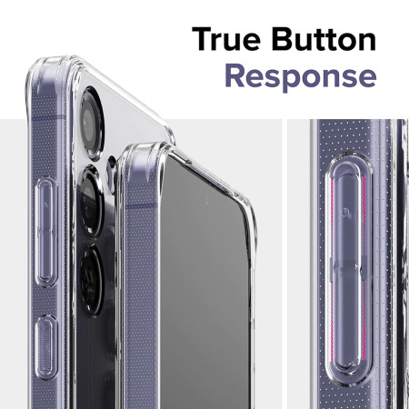 Husa pentru Samsung Galaxy S24 Ringke Fusion, Clear