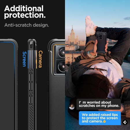 Husa pentru Xiaomi 13T / 13T Pro Spigen Rugged Armor, Black