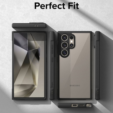 Husa pentru Samsung Galaxy S24 Ultra, Ringke Fusion Bold, Black