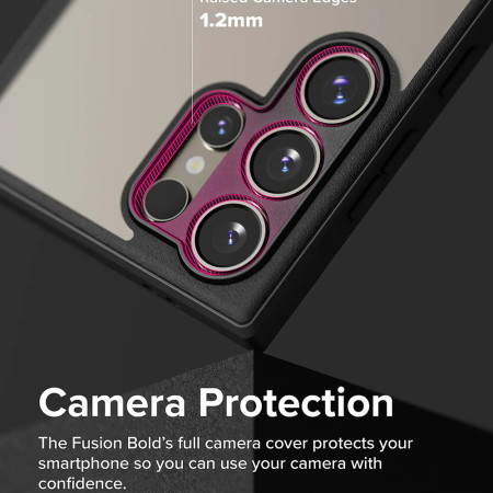 Husa pentru Samsung Galaxy S24 Ultra, Ringke Fusion Bold, Black