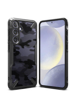 Husa pentru Samsung Galaxy S24 Plus, Ringke Fusion X Design, Camo Black