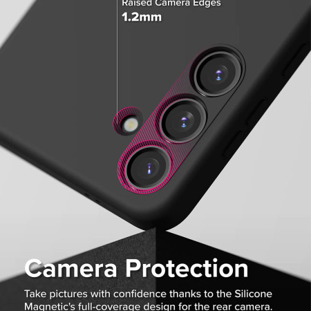 Husa pentru Samsung Galaxy S24, Ringke Silicone Magnetic, Stone