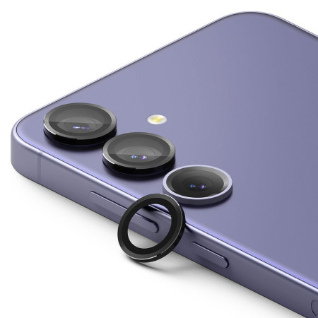 Folie Camera pentru Samsung Galaxy S24 Ringke Camera Lens Frame Glass, Black