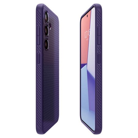 Husa pentru Samsung Galaxy S24 Spigen Liquid Air, Deep Purple