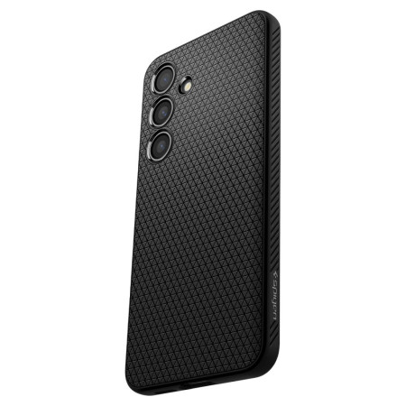 Husa pentru Samsung Galaxy S24, Spigen Liquid Air, Matte Black