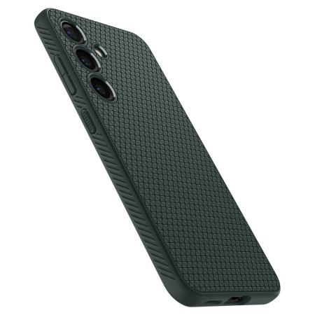 Husa pentru Samsung Galaxy S24 Plus, Spigen Liquid Air, Abyss Green