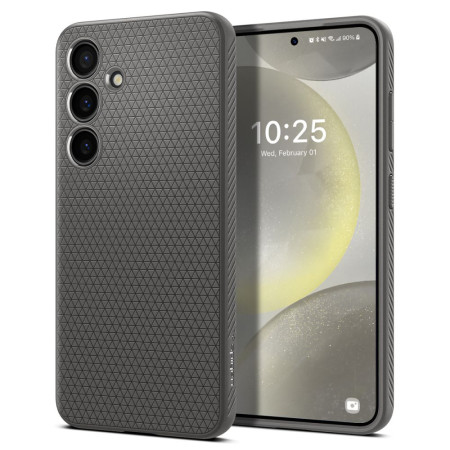 Husa pentru Samsung Galaxy S24, Spigen Liquid Air, Granite Grey
