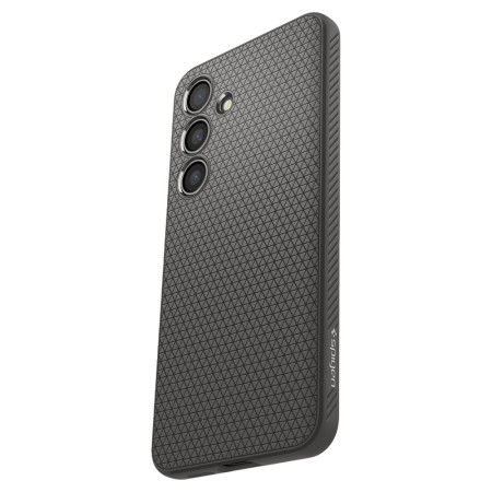 Husa pentru Samsung Galaxy S24, Spigen Liquid Air, Granite Grey