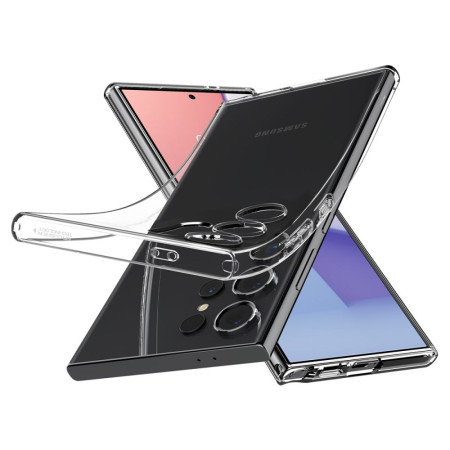 Husa pentru Samsung Galaxy S24 Ultra, Spigen Liquid Crystal, Clear
