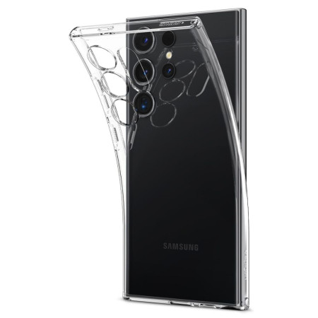 Husa pentru Samsung Galaxy S24 Ultra, Spigen Liquid Crystal, Clear