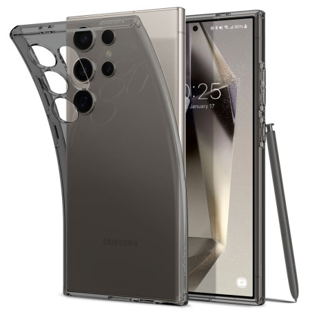 Husa pentru Samsung Galaxy S24 Ultra, Spigen Liquid Crystal, Space Crystal