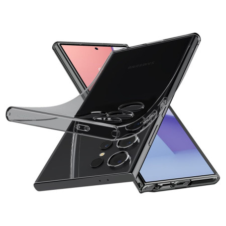 Husa pentru Samsung Galaxy S24 Ultra, Spigen Liquid Crystal, Space Crystal