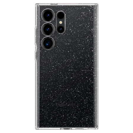 Huse pentru Samsung Galaxy S24 Ultra, Spigen Liquid Crystal Glitter, Crystal Quartz