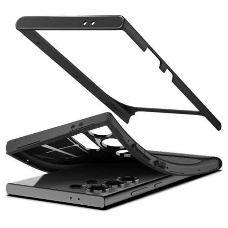 Husa pentru Samsung Galaxy S24 Ultra, Spigen Neo Hybrid, Black