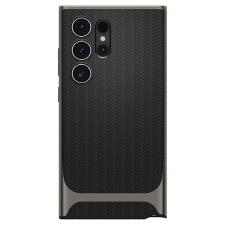 Husa pentru Samsung Galaxy S24 Ultra, Spigen Neo Hybrid, Gunmetal