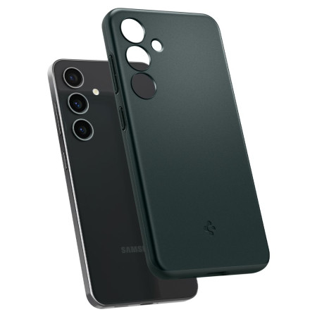 Husa pentru Samsung Galaxy S24 Spigen Thin Fit, Abyss Green