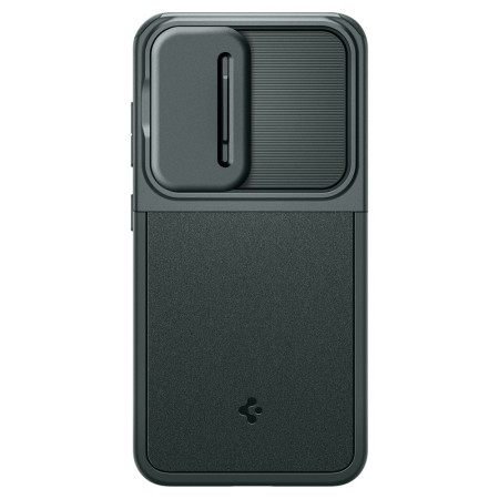 Husa Samsung Galaxy S24, Spigen Optik Armor, Abyss Green