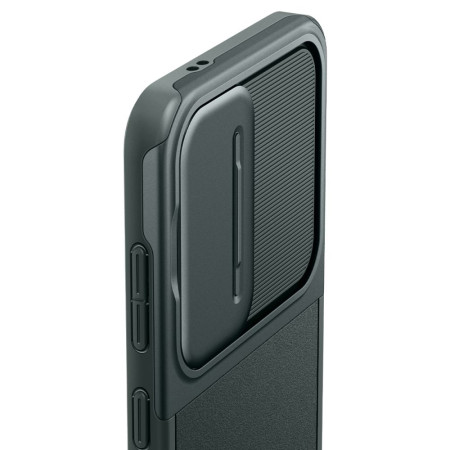 Husa Samsung Galaxy S24, Spigen Optik Armor, Abyss Green