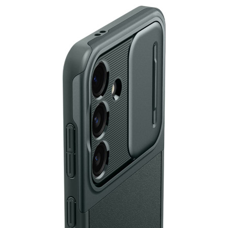 Husa Samsung Galaxy S24, Spigen Optik Armor, Abyss Green