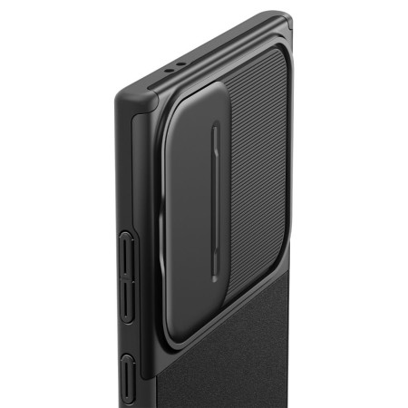 Husa Samsung Galaxy S24 Ultra, Spigen Optik Armor, Black