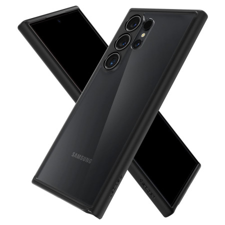 Husa pentru Samsung Galaxy S24 Ultra, Spigen Ultra Hybrid, Matte Black
