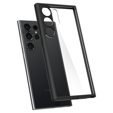 Husa pentru Samsung Galaxy S24 Ultra, Spigen Ultra Hybrid, Matte Black