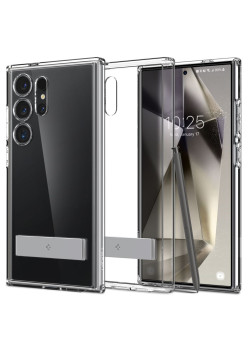 Husa pentru Samsung Galaxy S24 Ultra, Spigen Ultra Hybrid S, Clear