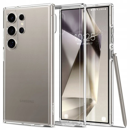 Husa pentru Samsung Galaxy S24 Ultra, Spigen Ultra Hybrid, Clear