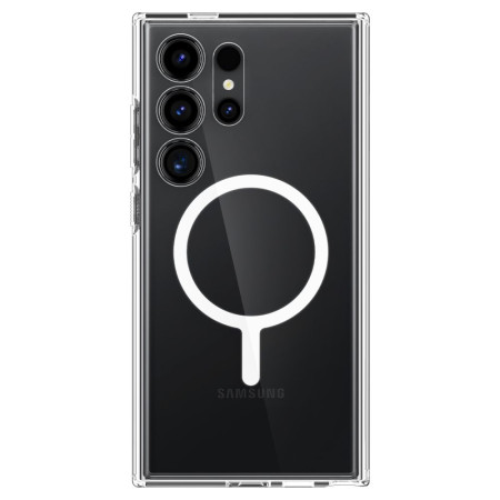 Husa pentru Samsung Galaxy S24 Ultra, Spigen Ultra Hybrid OneTap Ring MagSafe, Clear