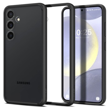 Husa pentru Samsung Galaxy S24 Plus, Spigen Ultra Hybrid, Matte Black