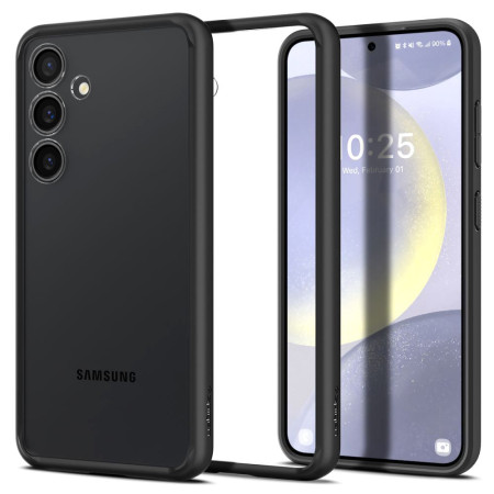 Husa pentru Samsung Galaxy S24 Plus, Spigen Ultra Hybrid, Matte Black