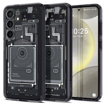 Husa pentru Samsung Galaxy S24, Spigen Ultra Hybrid Zero One, Matte Black