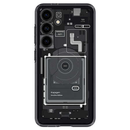Husa pentru Samsung Galaxy S24, Spigen Ultra Hybrid Zero One, Matte Black