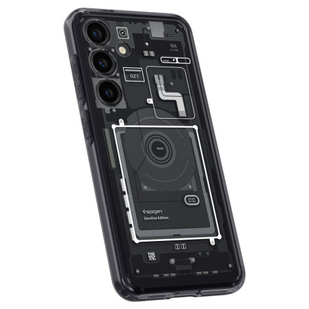 Husa pentru Samsung Galaxy S24, Spigen Ultra Hybrid Zero One, Matte Black
