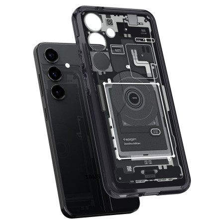 Husa pentru Samsung Galaxy S24, Spigen Ultra Hybrid Zero One, Matte Black