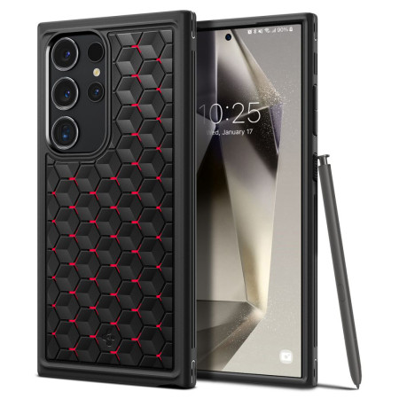Husa pentru Samsung Galaxy S24 Ultra, Spigen Cryo Armor, Red