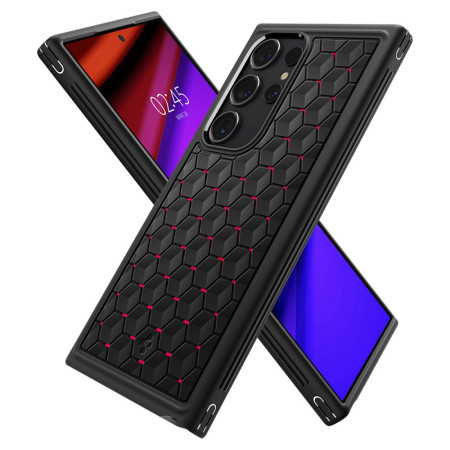 Husa pentru Samsung Galaxy S24 Ultra, Spigen Cryo Armor, Red