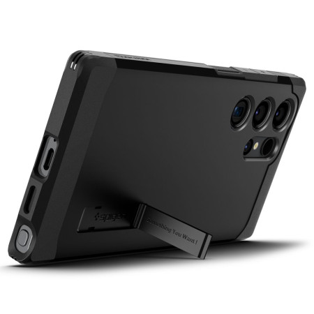 Husa pentru Samsung Galaxy S24 Ultra, Spigen Tough Armor, Black