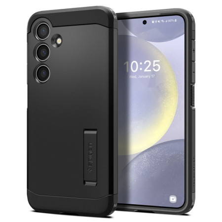 Husa pentru Samsung Galaxy S24 Plus, Spigen Tough Armor, Black