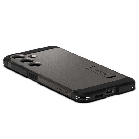 Husa pentru Samsung Galaxy S24 Plus, Spigen Tough Armor, Gunmetal