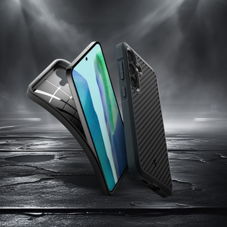 Husa pentru Samsung Galaxy S24 Plus, Spigen Core Armor, Matte Black