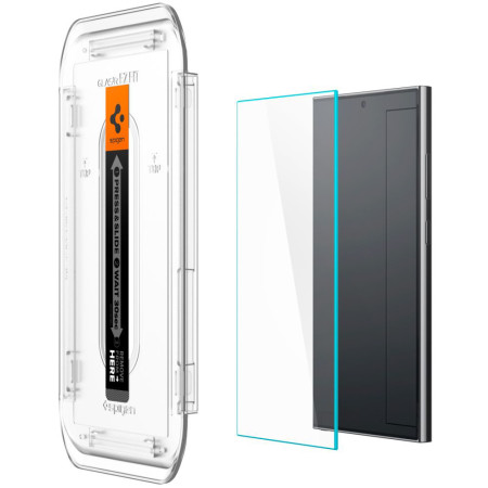 Folie pentru Samsung Galaxy S24 Ultra, set 2, Spigen Glas.TR EZ FIT, Clear
