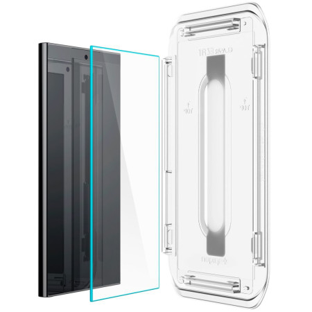 Folie pentru Samsung Galaxy S24 Ultra, set 2, Spigen Glas.TR EZ FIT, Clear