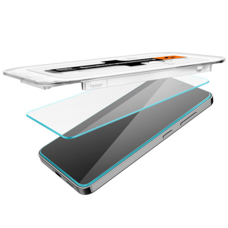 Folie pentru Samsung Galaxy S24, set 2 buc. Spigen Glas.TR EZ FIT, Clear