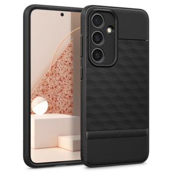 Husa pentru Samsung Galaxy S24, Spigen Caseology Parallax, Matte Black