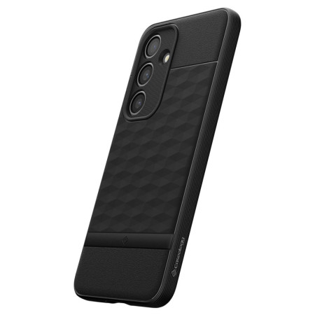 Husa pentru Samsung Galaxy S24, Spigen Caseology Parallax, Matte Black