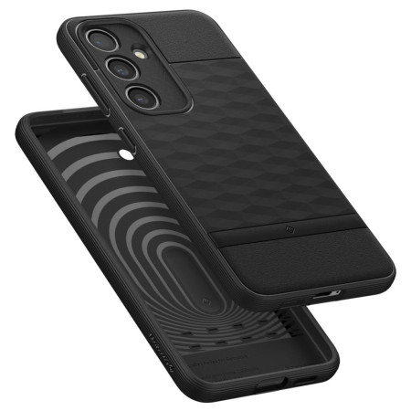 Husa pentru Samsung Galaxy S24, Spigen Caseology Parallax, Matte Black