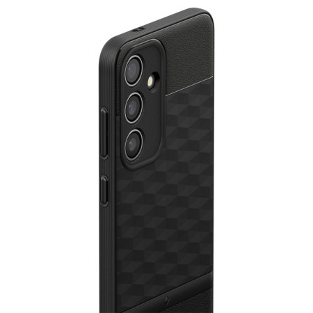Husa pentru Samsung Galaxy S24, Spigen Caseology Parallax, Matte Black